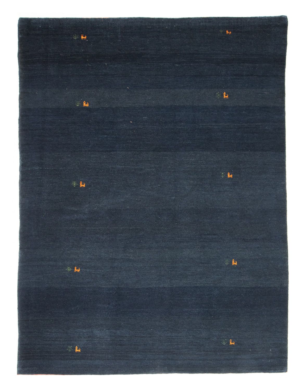 Gabbeh Teppich - Perser 227 x 175 cm - dunkelblau