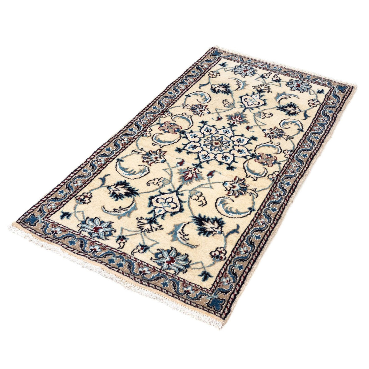 Perserteppich - Nain 135 x 68 cm - beige