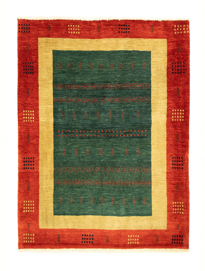 Gabbeh Teppich - Perser 127 x 181 cm - grün