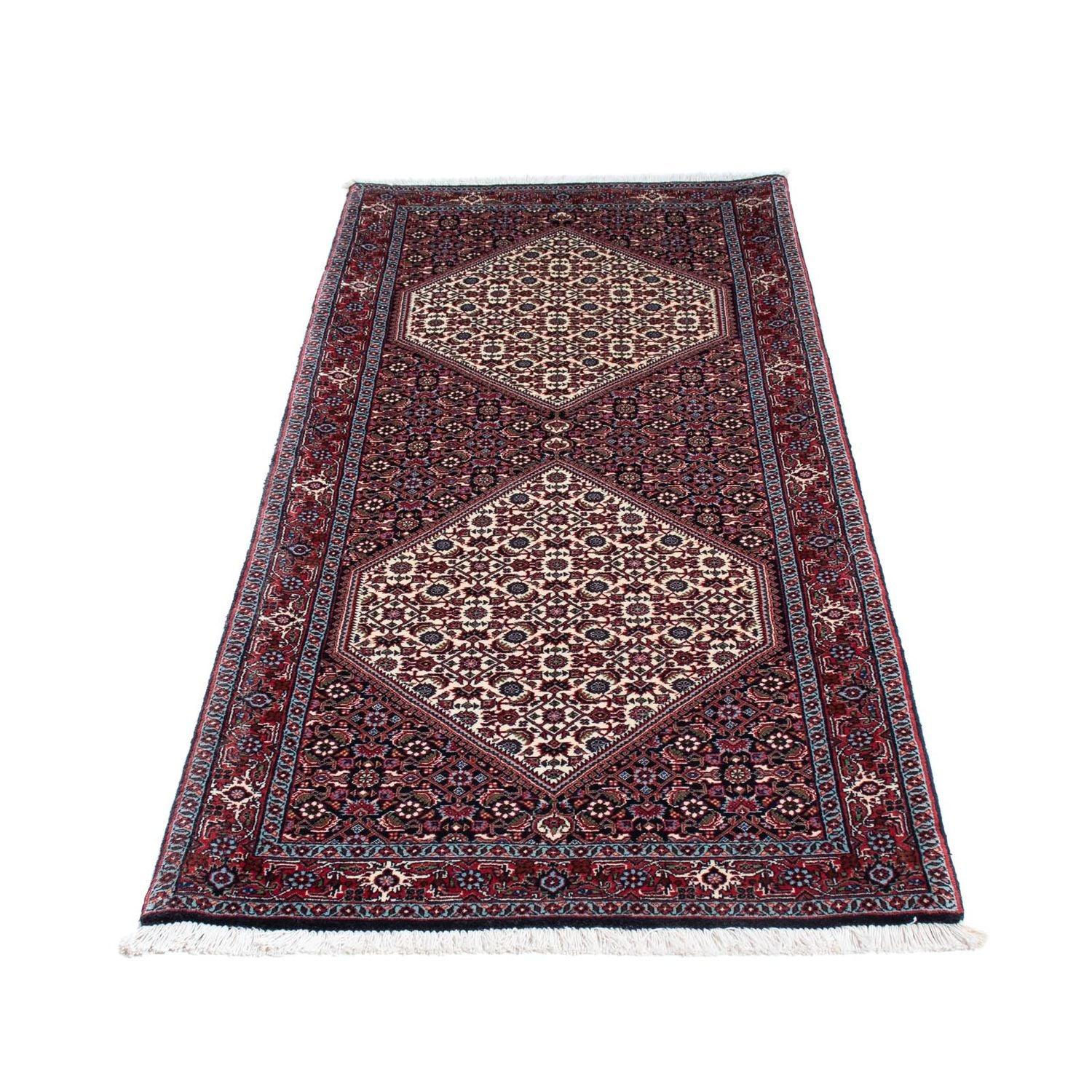 Perserteppich - Bidjar - Royal 194 x 79 cm - dunkelblau