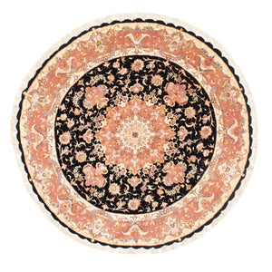 Perserteppich - Täbriz - Royal 153 x 153 cm Teppich Rund