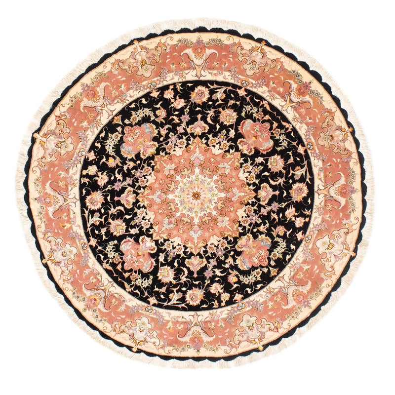 Perserteppich - Täbriz - Royal 153 x 153 cm Teppich Rund