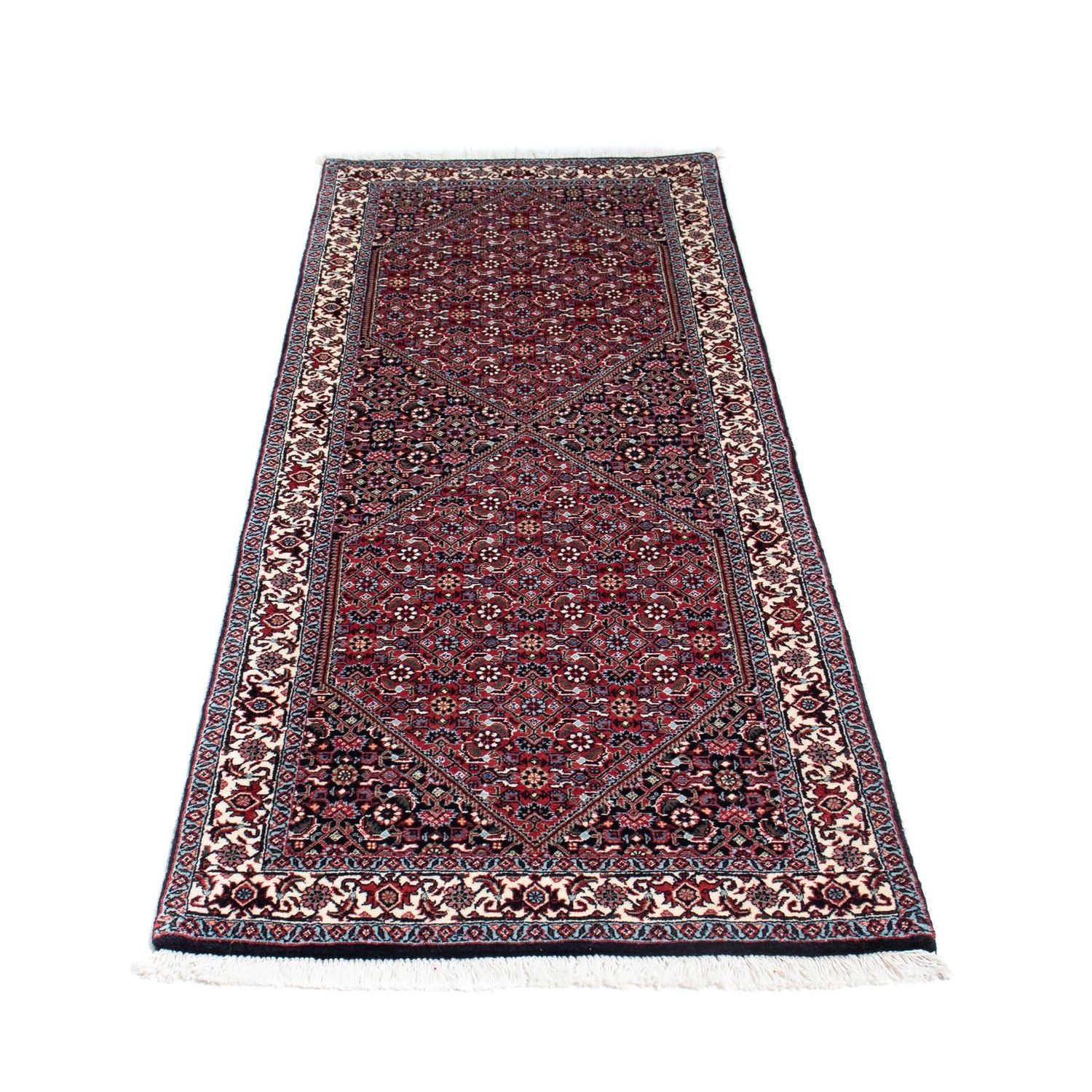 Perserteppich - Bidjar - Royal 205 x 73 cm - dunkelblau