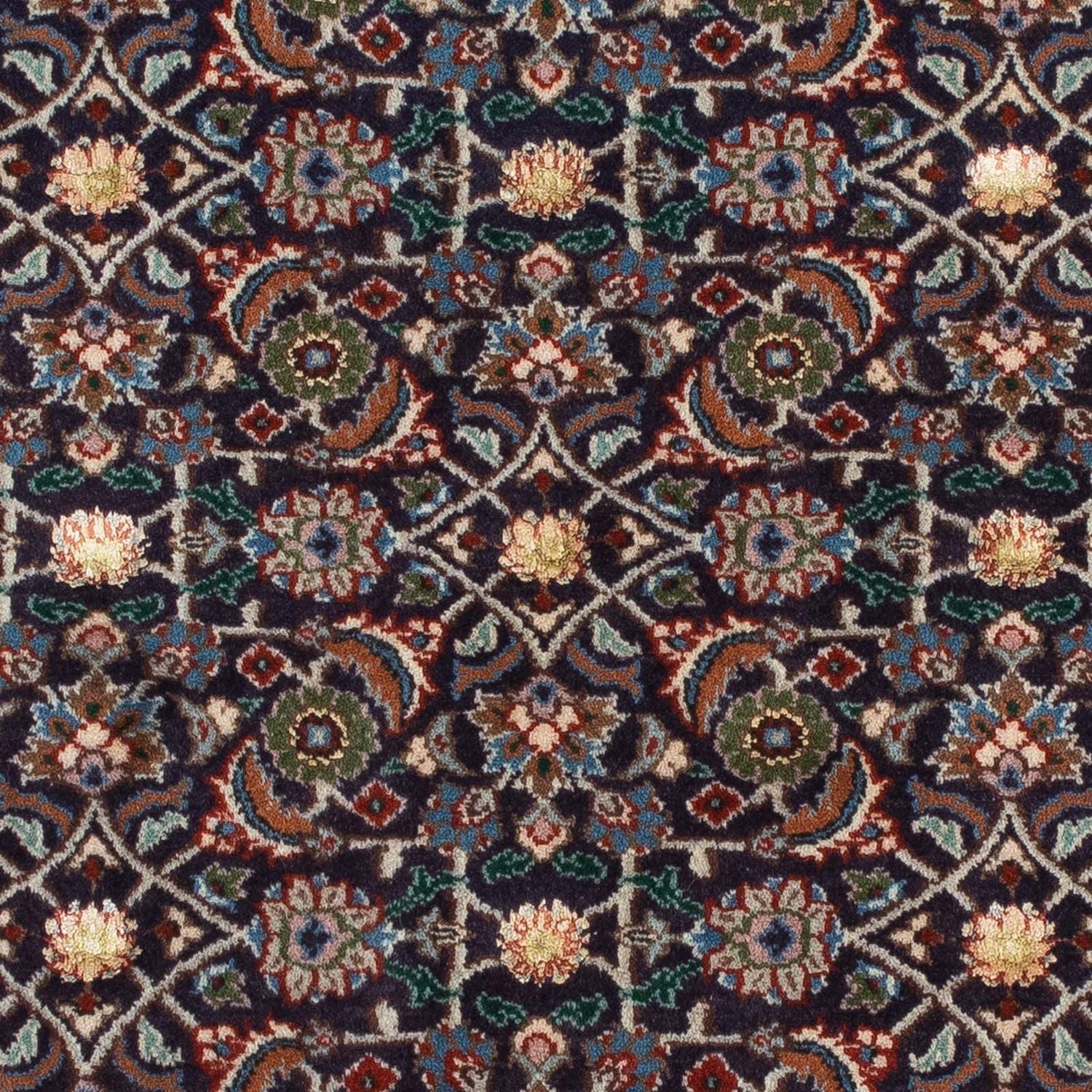 Perserteppich - Classic 104 x 103 cm - dunkelblau