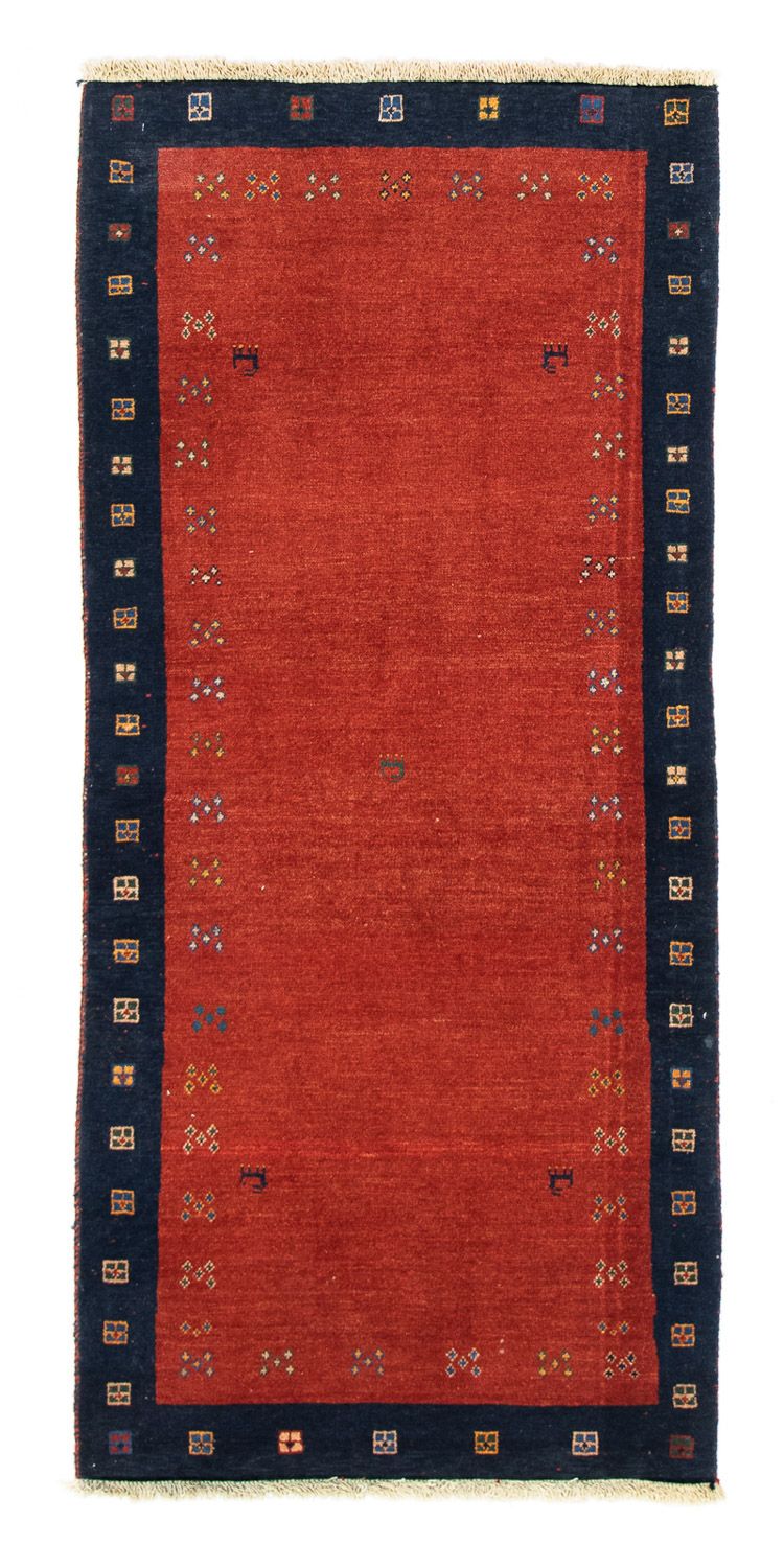 Gabbeh Teppich - Perser 190 x 85 cm - rot