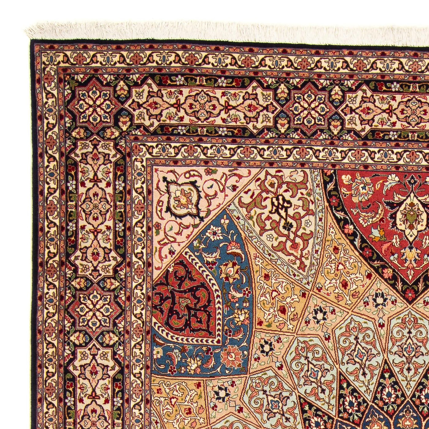 Täbriz - 50 Raj Teppich 251x203cm - Perserteppich