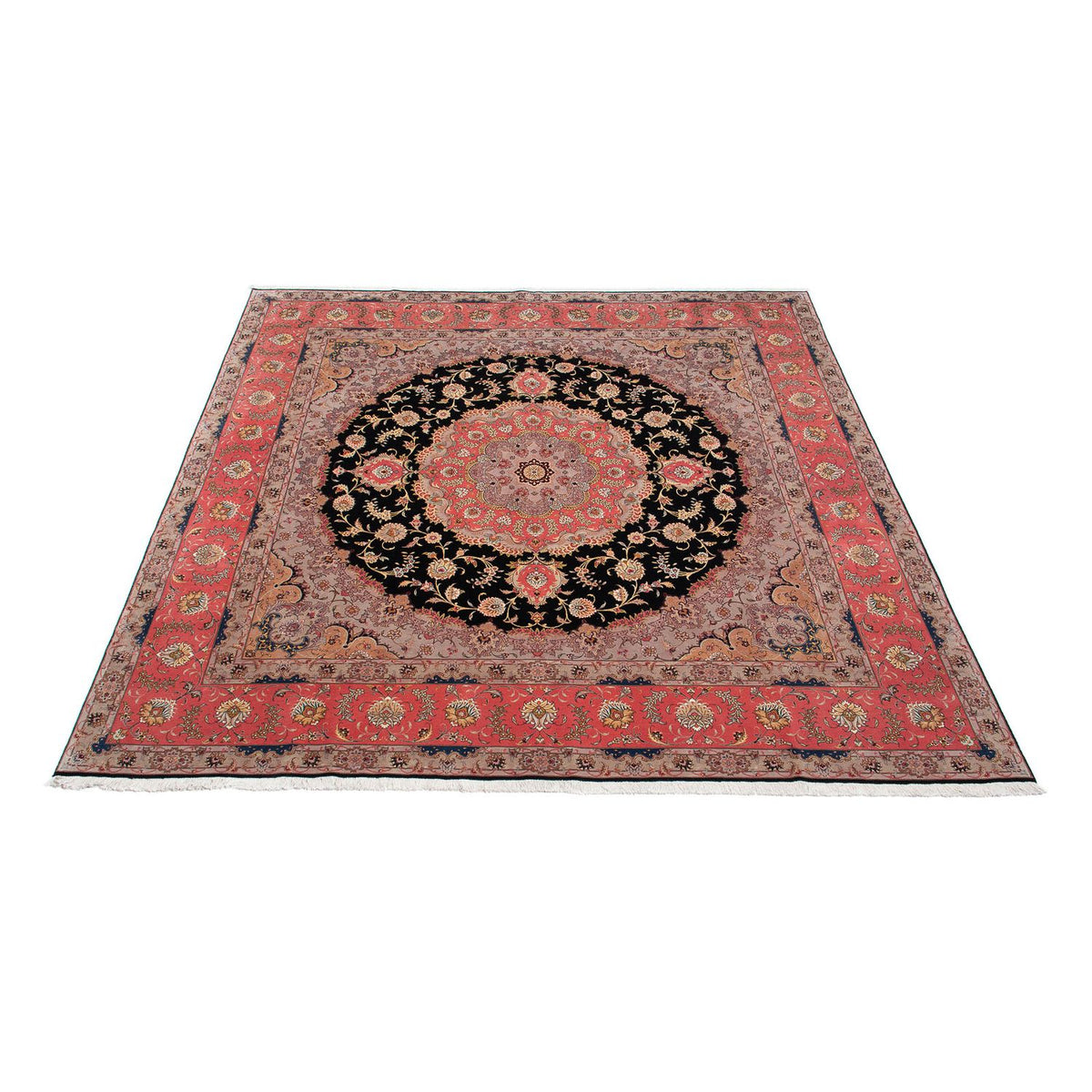 Perserteppich - Täbriz - Royal 300 x 290 cm Quadratischer Teppich
