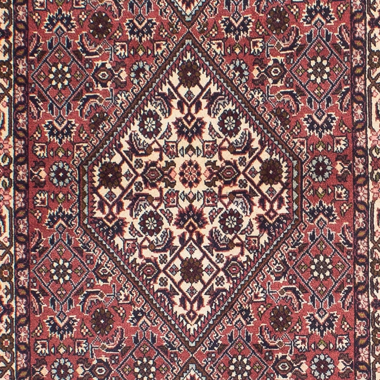 Perserteppich - Bidjar 310 x 83 cm - hellrot
