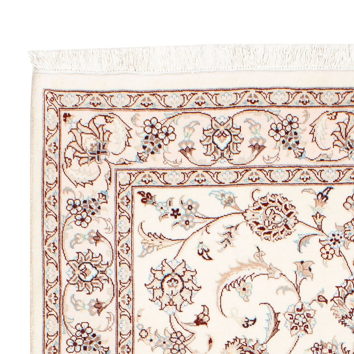 Perserteppich - Nain - Royal 196 x 137 cm Teppich Wohnzimmer