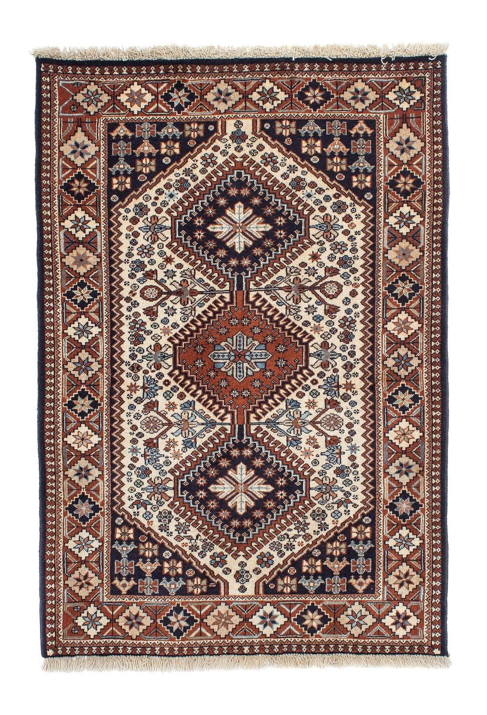 Perserteppich - Nomadic 147 x 102 cm - beige