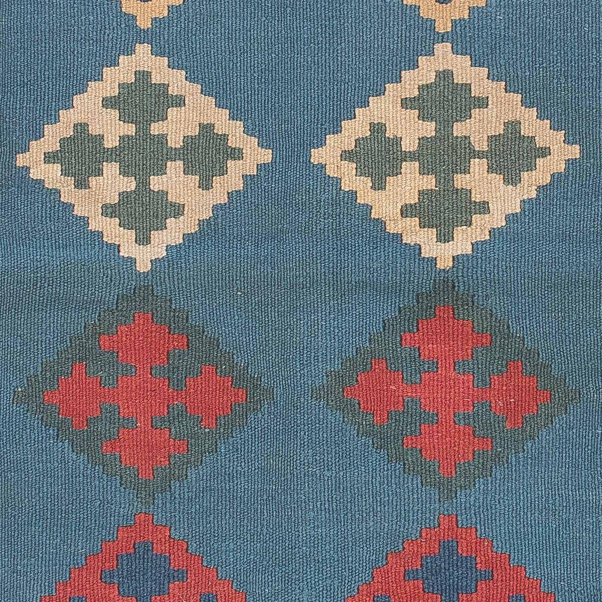 Kelim Teppich - Oriental 170 x 117 cm - blau
