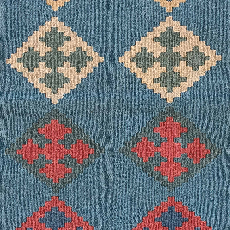 Kelim Teppich - Oriental 170 x 117 cm - blau