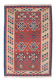 Kelim Teppich - Oriental 156 x 105 cm - dunkelrot