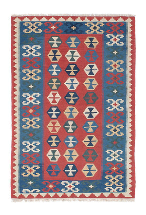 Kelim Teppich - Oriental 167 x 113 cm - blau
