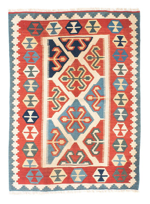 Kelim Teppich - Oriental 152 x 110 cm - rot