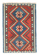 Kelim Teppich - Oriental 156 x 98 cm - rost
