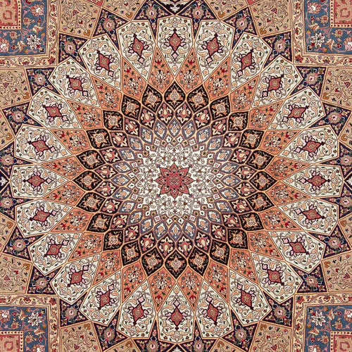 Perserteppich - Täbriz - Royal 298 x 254 cm Wohnzimmer Teppich