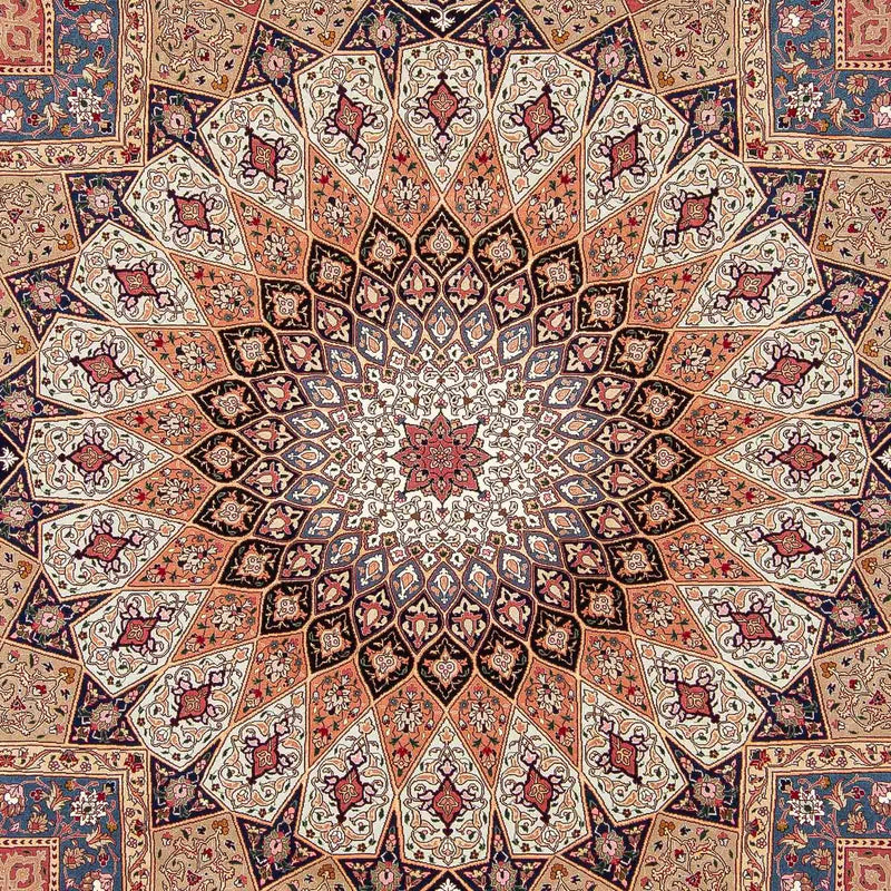 Perserteppich - Täbriz - Royal 298 x 254 cm Wohnzimmer Teppich