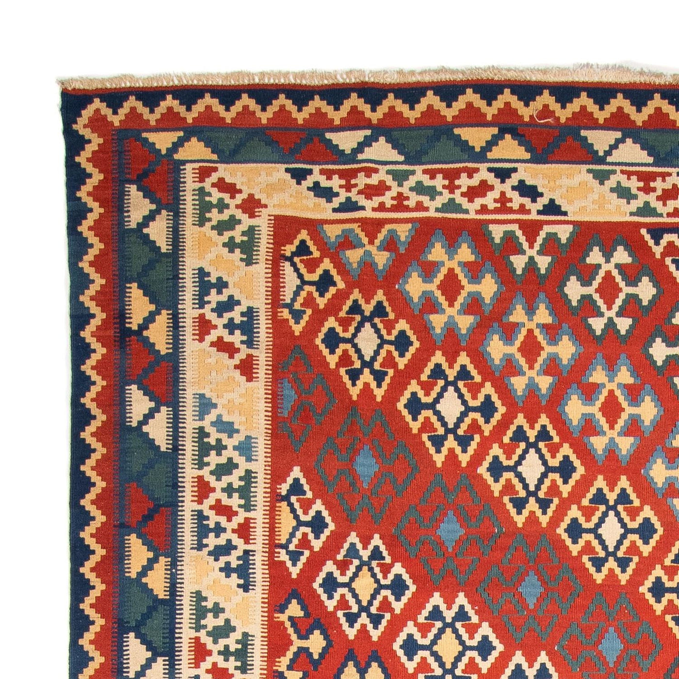 Kelim Fars Teppich 400x293cm