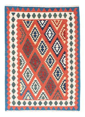 Kelim Teppich - Oriental 140 x 105 cm - rot