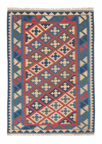 Kelim Teppich - Oriental 102 x 150 cm - mehrfarbig