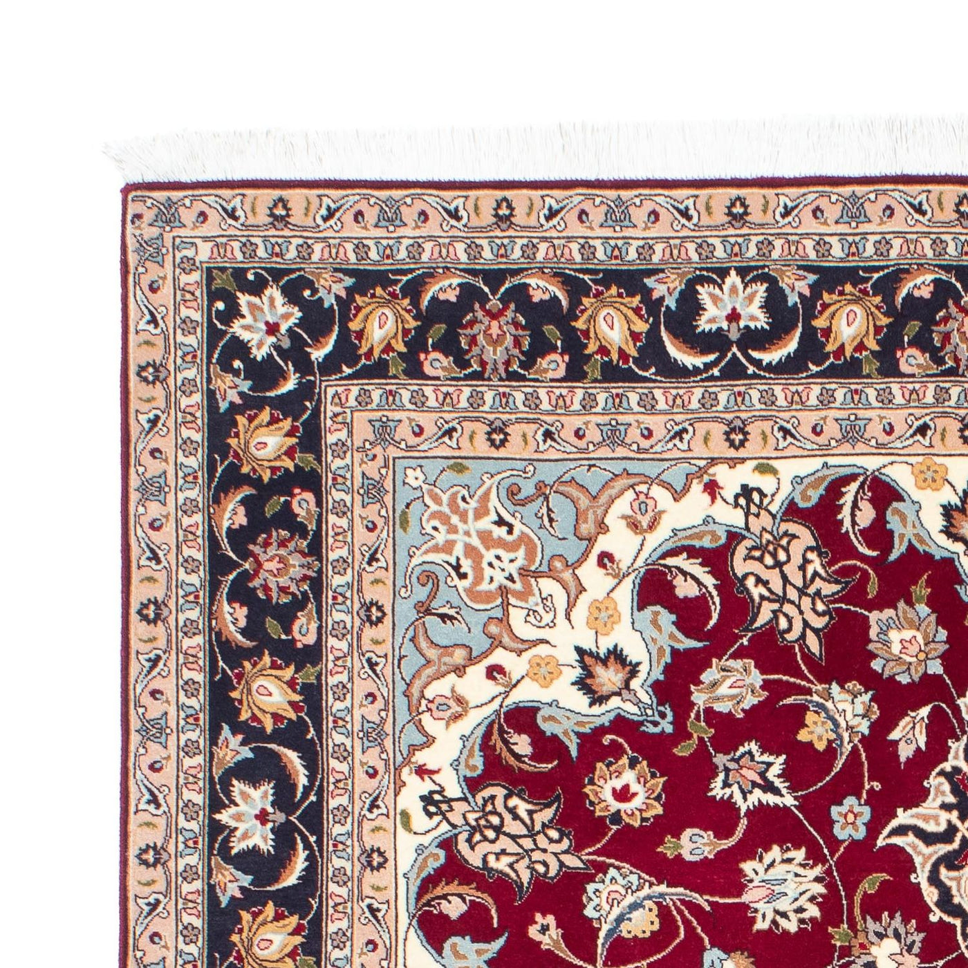 Täbriz - 50 Raj Teppich 207x153cm - Perserteppich