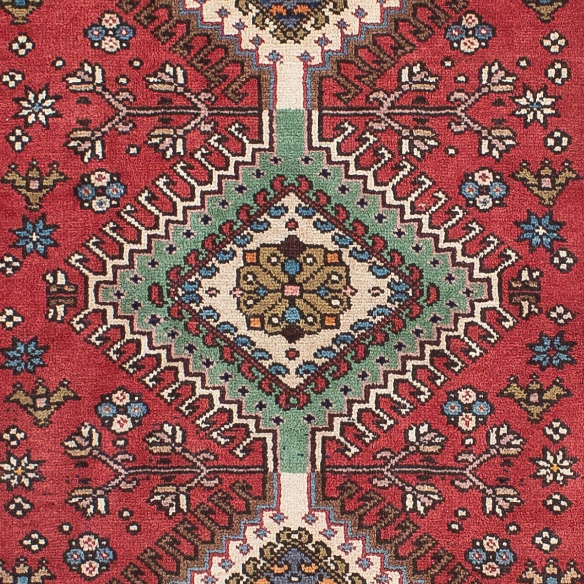 Perserteppich - Nomadic 281 x 75 cm - rot