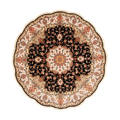 Täbriz - 50 Raj Teppich 208x208cm - Perserteppich