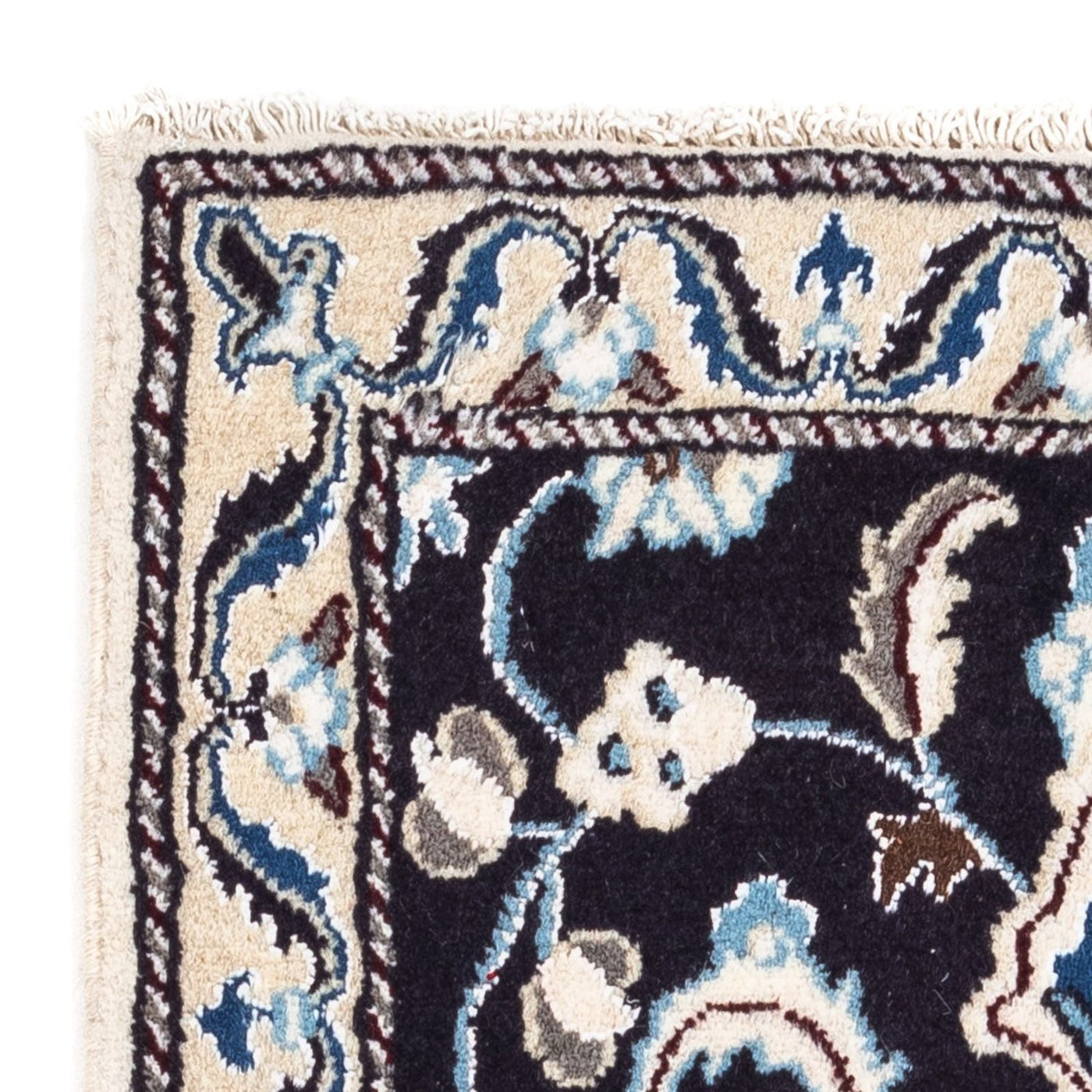 Perserteppich - Nain 101 x 55 cm - dunkelblau