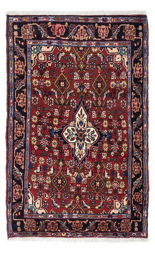 Perserteppich - Nomadic 130 x 83 cm - dunkelrot