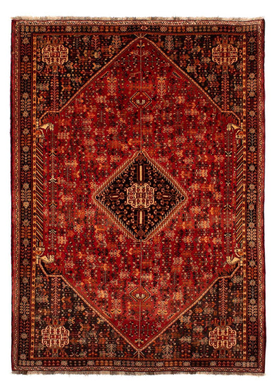 Ghashghai Teppich 203x288cm - Perserteppich - dunkelrot