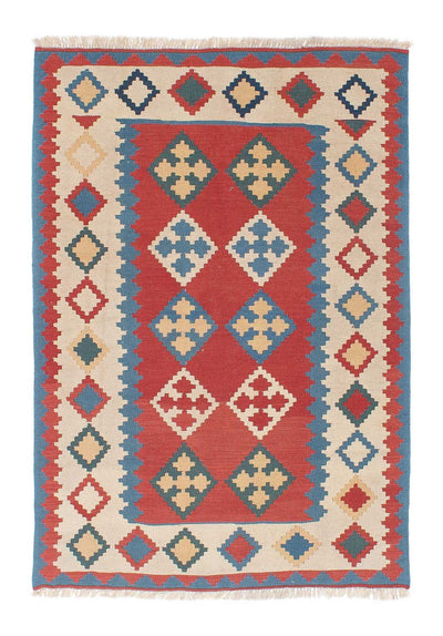 Kelim Teppich - Oriental 117 x 172 cm - dunkelrot