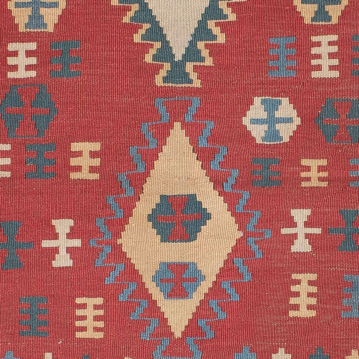 Kelim Teppich - Oriental 168 x 113 cm - dunkelrot