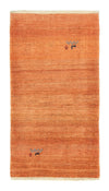 Loribaft Teppich Perser 88x163cm - Orientteppich - Rechteckig / Orange / 88 x 163 cm Rechteckig