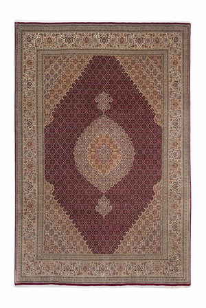 Perserteppich - Täbriz 300 x 200 cm - dunkelrot