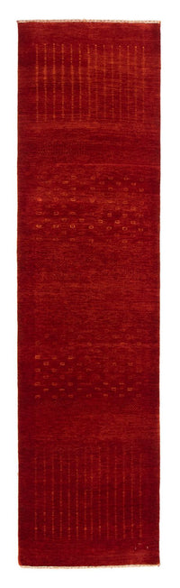 Gabbeh Teppich - Loribaft Indus 307 x 80 cm - rot