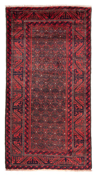 Perserteppich - Nomadic 240 x 113 cm - rot