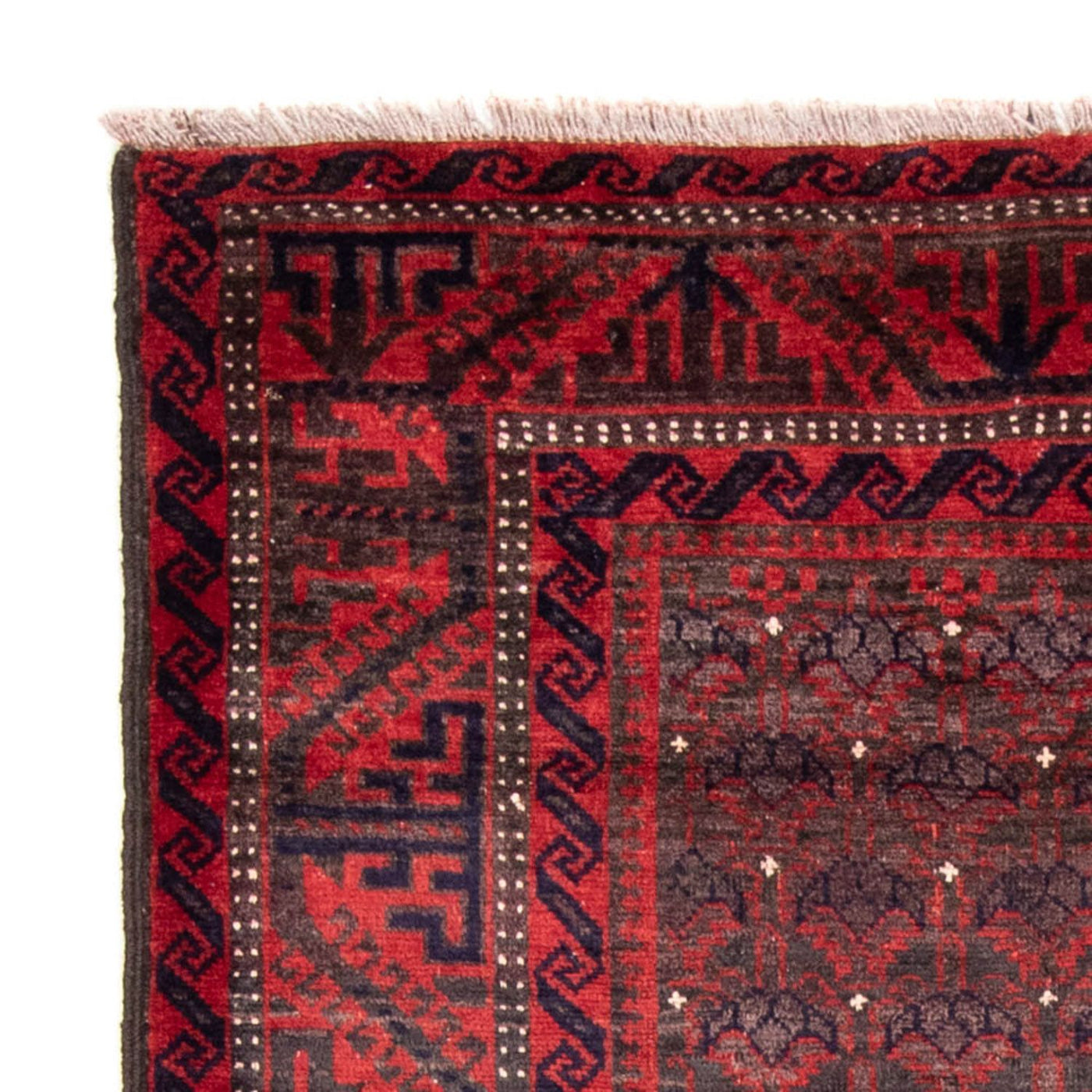Perserteppich - Nomadic 240 x 113 cm - rot