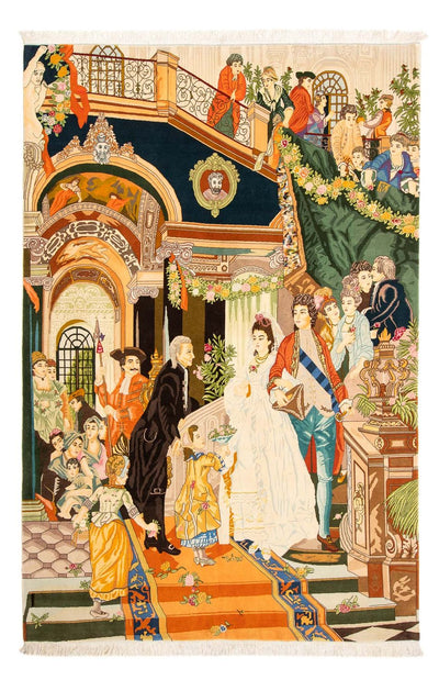 Täbriz - 50 Raj Teppich 198x290cm - Perserteppich