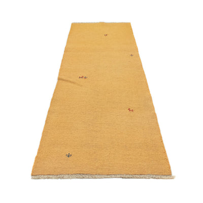 Gabbeh Teppich - Perser 80 x 278 cm - gold