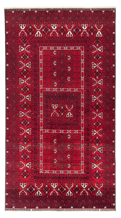 Turkaman Teppich 151x255cm - Orientteppich - dunkelrot