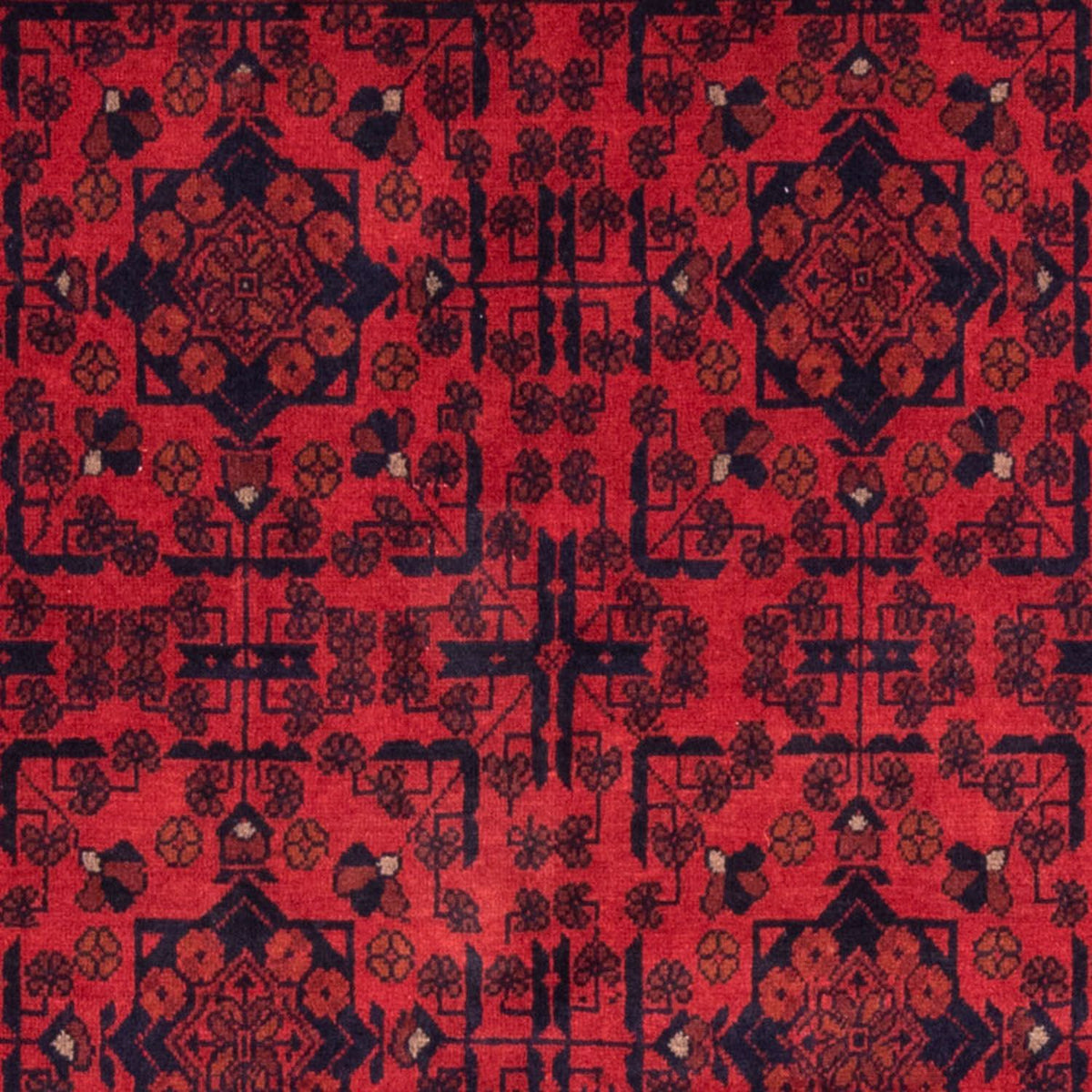 Afghan Teppich - Kunduz 186 x 126 cm - rot