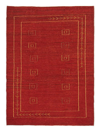 Gabbeh Teppich - Perser 196 x 143 cm - rot