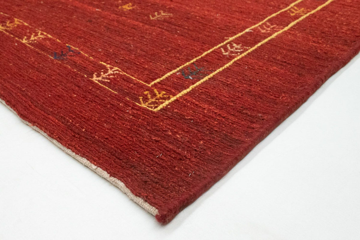 Gabbeh Teppich - Perser 190 x 150 cm - rot