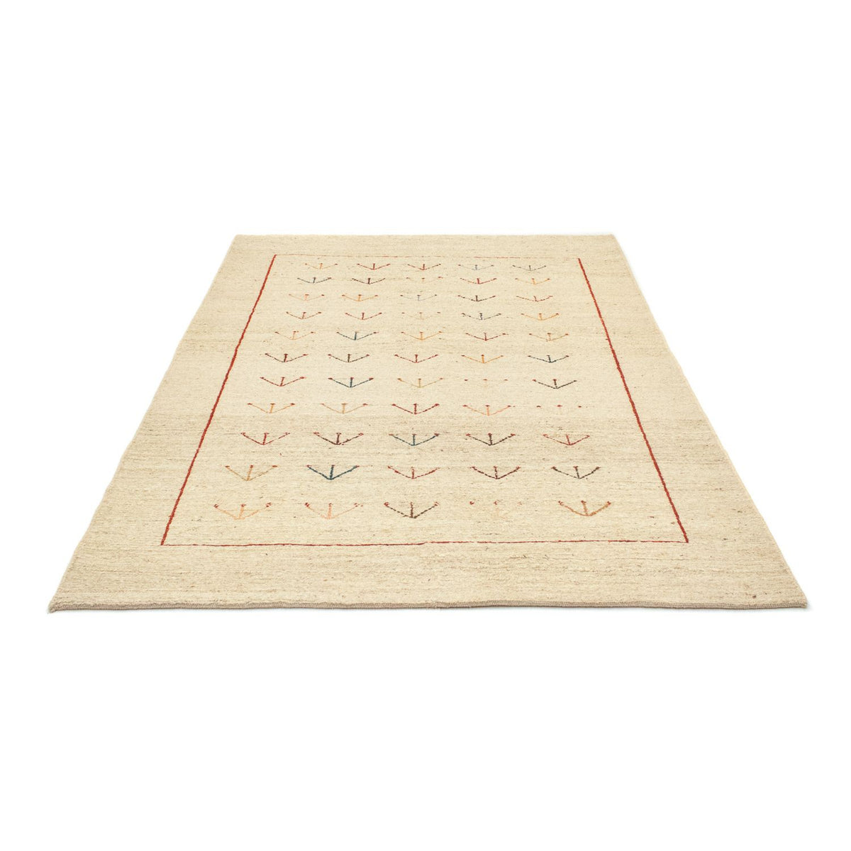 Gabbeh Teppich - Perser 195 x 144 cm - beige
