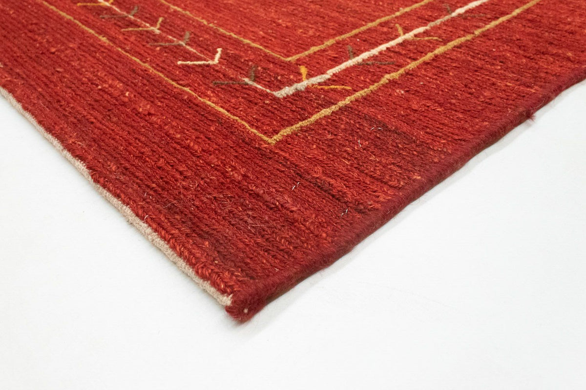 Gabbeh Teppich - Perser 197 x 144 cm - rot