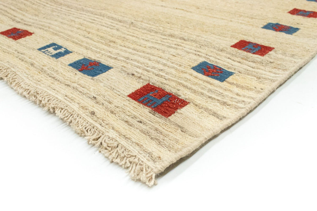 Gabbeh Teppich - Perser 196 x 156 cm - beige