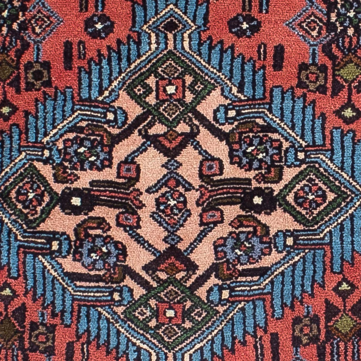 Perserteppich - Nomadic 280 x 80 cm - hellrot