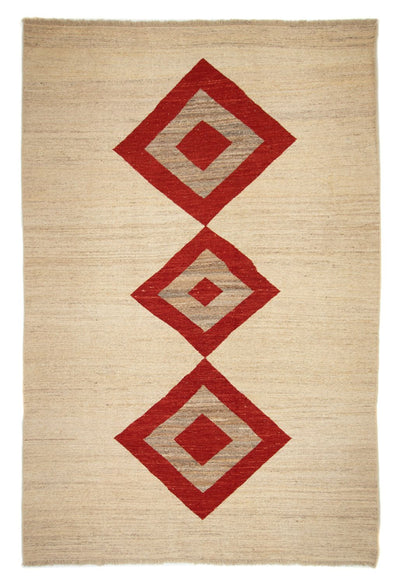 Gabbeh Persisch Teppich 196x292cm - Perserteppich Wollteppich