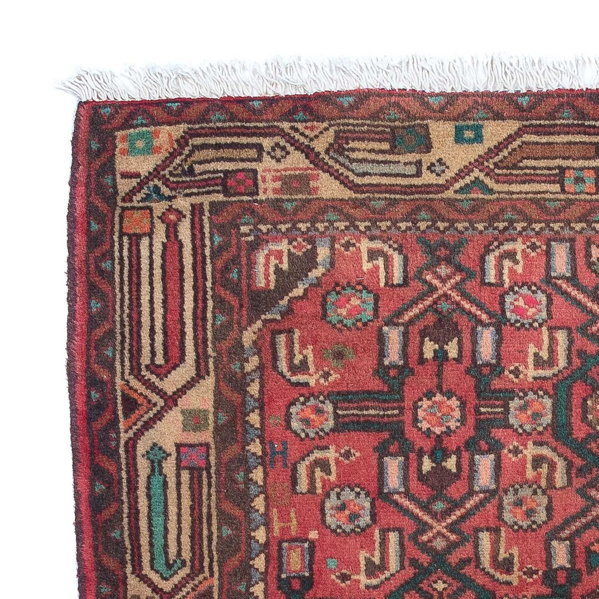 Perserteppich - Nomadic 130 x 82 cm - hellrot